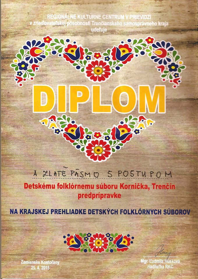Diplom DFS Kornička