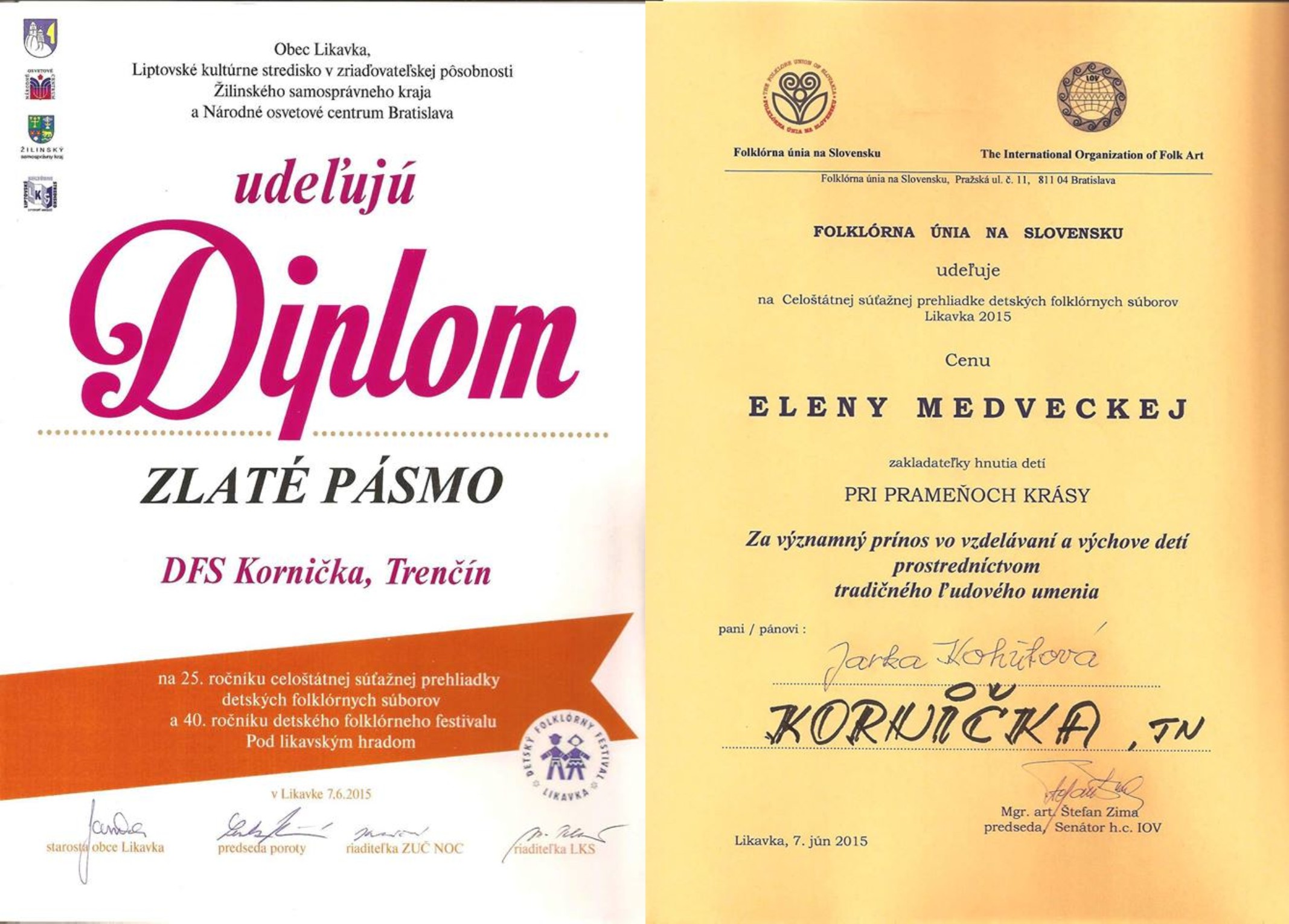 Diplom DFS Kornička